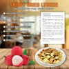 CRISPY DRIED LYCHEE 2.47 oz (70g) VIETFARMFOOD: Freeze-dried, no sugar