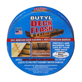 Cofair BDFB1550 Butyl Deck Flash Barrier, 1-5/8" x 50' roll, Black