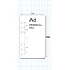Replacement for A6 Personal Format 10 x 17 cm -