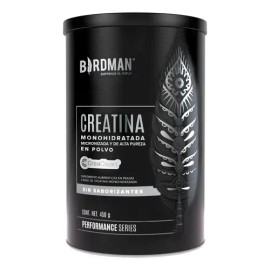 Birdman Creatina Monohidratada En Polvo  Alta Pureza  Sin Sabor  90 Servicios 450g  Pre Entreno Mujer Hombre                                          