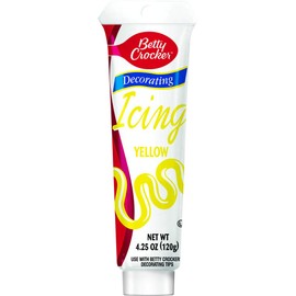 Betty Crocker Decorating Icing Lemon Yellow, 4.2500-ounces (Pack of6)