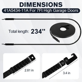 41A5434-11A Garage Door Opener Belt 234" - for 7FT High Garage Doors