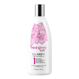 Maison 276 CLARIFY Pre-Shampoo for Silver, Gray & Blonde Hair, Tone-Correcting Pre-Shampoo, NOT a Purple Shampoo, Neutralizes Brassiness, Hair Pre-Conditioner, Sulfate-Free, 1, 8oz Bottle