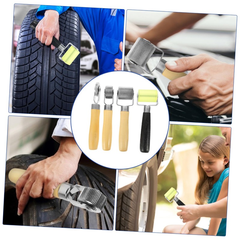 ULTECHNOVO 4Pcs Sound Deadening Rollers for Car Noise Reduction and