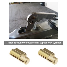 SG Store 2PCS Trailer Hitch Coupling Lock with 4PCS Keys Compatible with Erde Compatible with Daxara Compatible with Maypole Trailers