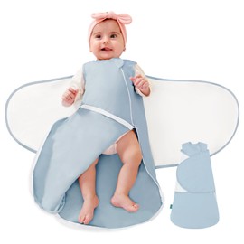 Baby Sleep Sack Swaddles Newborn - Toddler Wearable Blanket 0-3 3-6 6-12 Months Newborns - Organic Cotton Muslin Sleeping Sacks Bag 1.0 Tog for 0 1 2 3 4 5 6 7 8 9 10 11 12 Month Infant Girl Boy Gifts