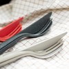 koziol KLIKK Nature Desert Sand Cutlery Set 3-Piece