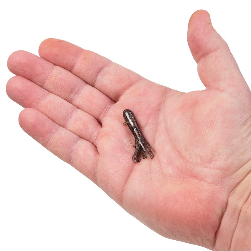 PowerBait Pre-Rigged Atomic Tubes Smoke Sparkle 1/16 oz