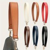 Purse Strap, Black Leather Bag Shoulder Handbag Handle Strap Replacement