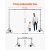 Happybuy Adjustable Backdrop Stand Kit, 7 x 10 ft Portable