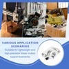 MECCANIXITY SHF12 Aluminum Linear Rod Rail Shaft Support, 12 mm