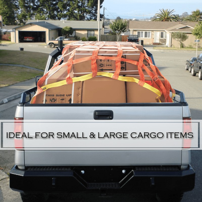 FERRETERRO Cargo Nets for Trucks - 6' x 7'- Heavy