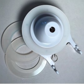 NUFLUSH Flapper 3.5 In. Removable Nipple, You can Replace Silicone Seals (2 Extra Seals)