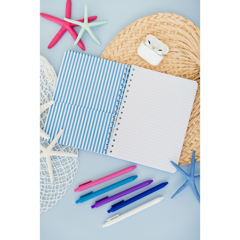Lilly Pulitzer Hardcover Mini Spiral Notebook, 8.5" x 6.5" Small