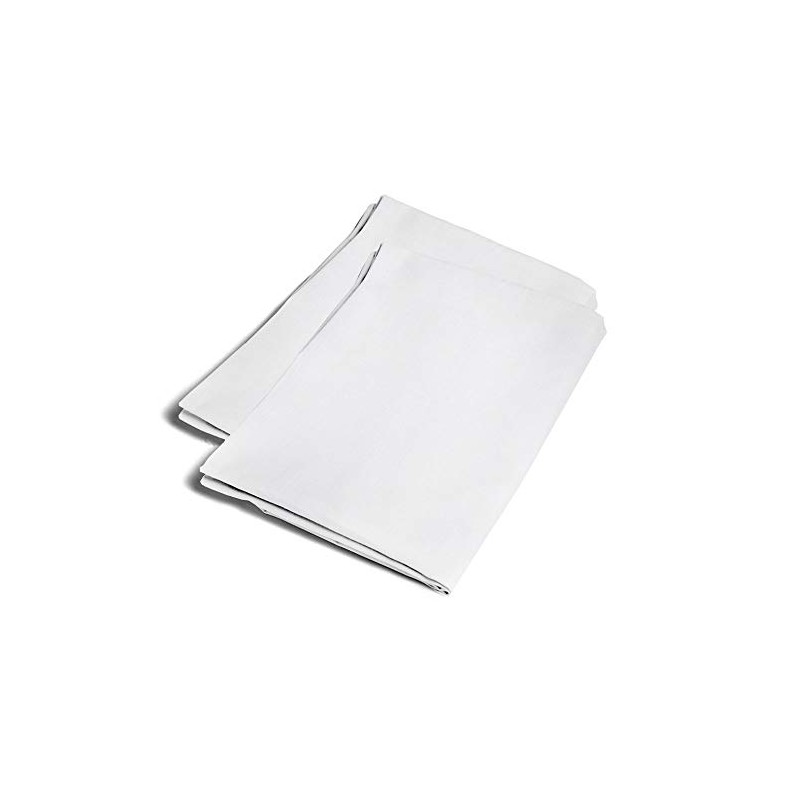 Serene Easy Care Pillowcase, Polyester, Grey, W50cm x L75cm