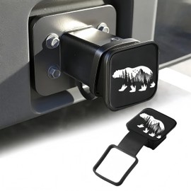 2'' Bear Mountain Trailer Towing Hitch Cover Receiver Tube Hitch Plug