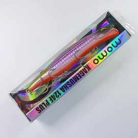 Momo Lure, Sea Bass Lure, Kagemusha, Kagemusha, 124F, Plus, 0.8 oz (22 g), BKK High-Grade Hook, Floating (Red Berry Konoshiro)