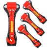 MOTORBUDDY 4-Pack Emergency Escape Hammer Seat Belt Cutter,Auto Car Safety