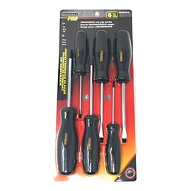 Duramax Pro 6piece Screwdriver Set Ergonomic Soft Handles