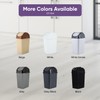 Superio Small 2.5 Gallon Plastic Trash Can with Swing Top