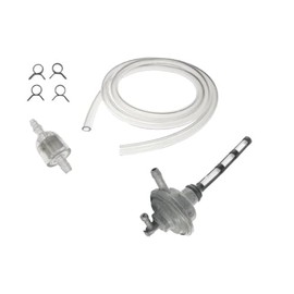 Fuel Tap + Filter + Hose Set Suitable for Piaggio Sfera 50 RST C01 ZAPC01 | Complete Set for Fuel System Maintenance