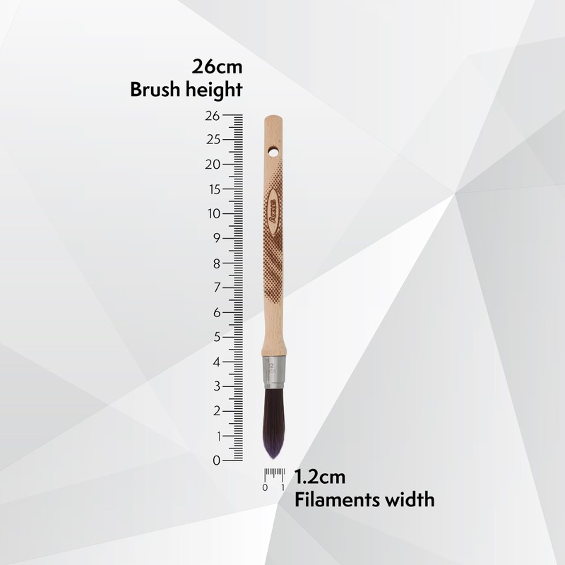 Axus Décor Silk Point Ultra (Mink series) Paint Brush Filaments