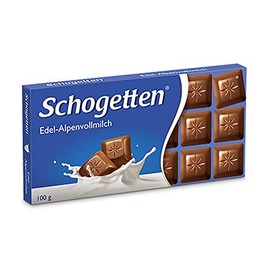 Schogetten Alpine Milk Chocolate Bar Candy Original German Chocolate 100g/3.52oz