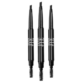 JYE Lapiz Definidor de Cejas, Delineador de Cejas, Impermeable larga duración, Maquillaje para cejas. 3 PIEZAS Color NEGRO