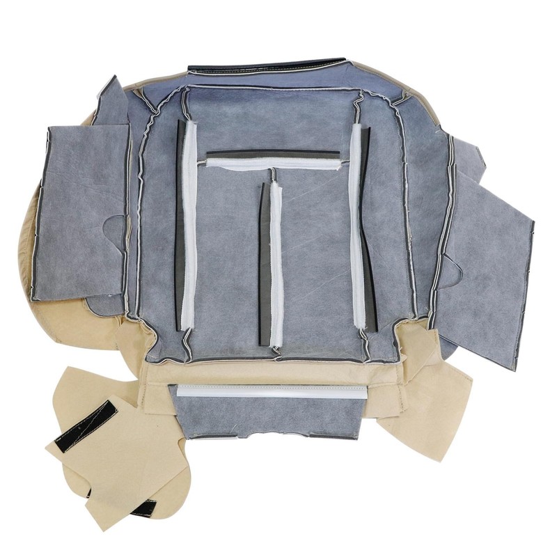 GXARTS Driver and Passenger Side Bottom Replacement Leather Seat Cover