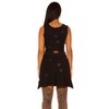 Koucla Knitted Mini Dress with Back Cutout and Glitter Accents,