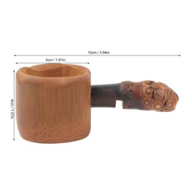 Tea Strainers, Handmade Tea Strainer, Tea Balls, Natural Bamboo Handmade Tea Infuser Filter, Kung Fu Tea Tool, Kitchen Tea Gadget (Bambo Root)