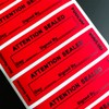 Non Transfer Tamper Evident Security Warranty Void Seals/Stickers High Security