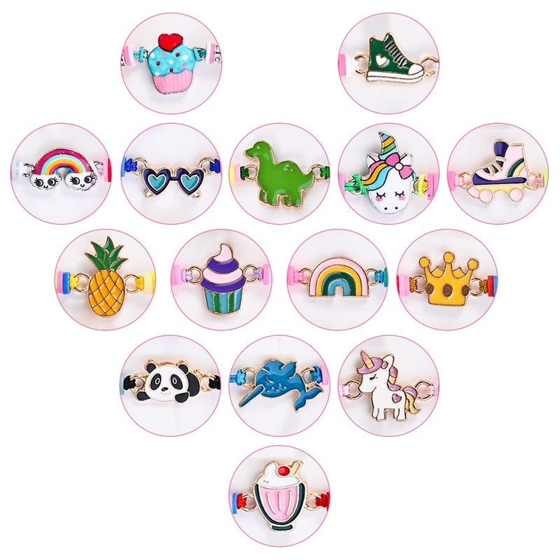 faburo Bracciale da ragazza, braccialetto amicizia per bambini, 11.0 centimeters,