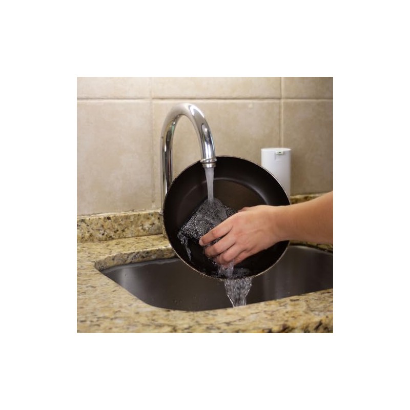 Vileda Fibra Lavatrastres Antiresiduos Power INOX Limpieza