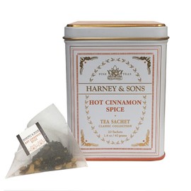 Harney & Sons Classic Hot Cinnamon Spice Tea, 20 Tea Sachets, 1.4 oz
