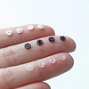 4mm/0.16" Super Tiny Plastic Snap Closures, Mini Doll Buttons, Doll