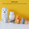 5Pcs Russian Nesting Dolls Hand Made Exquisite Wooden Animal Nesting