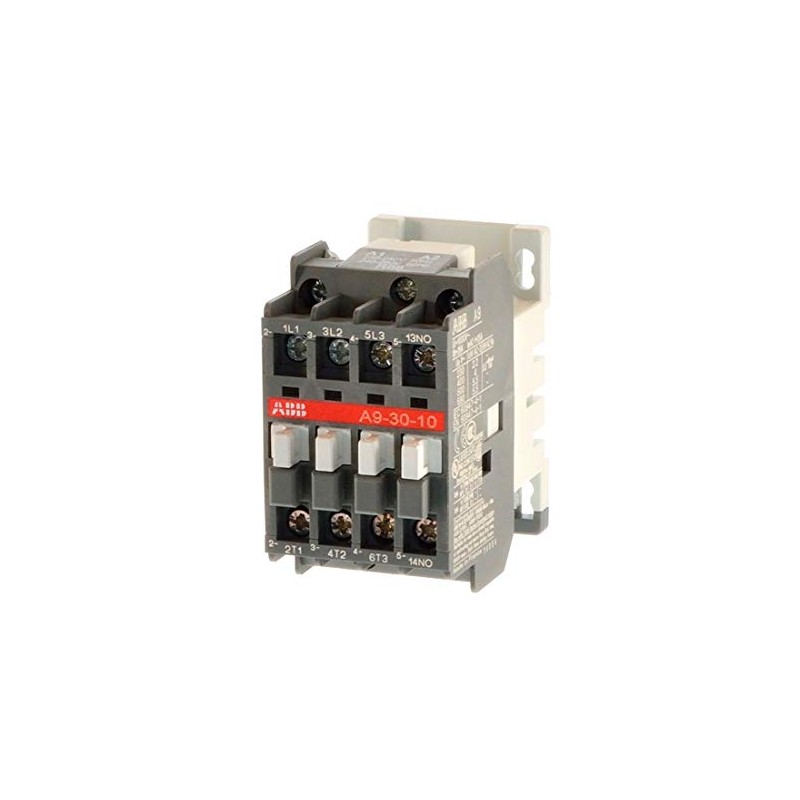 1- ABB A9-30-10 Contactor 220/230V 50Hz 230/240V 60Hz 25A 3-Pole