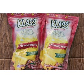 KLASS 2 PACK KLASS  PINEAPPLE (PIÑA ) NO ARTIFICIAL FLAVORS DRINK MIX 14.1 OZ EACH