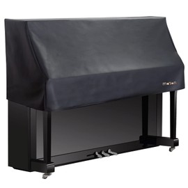Mooson Upright Piano Cover Keep Your Piano Keyboard Safe with Our Dust Cover Cloth (Black)