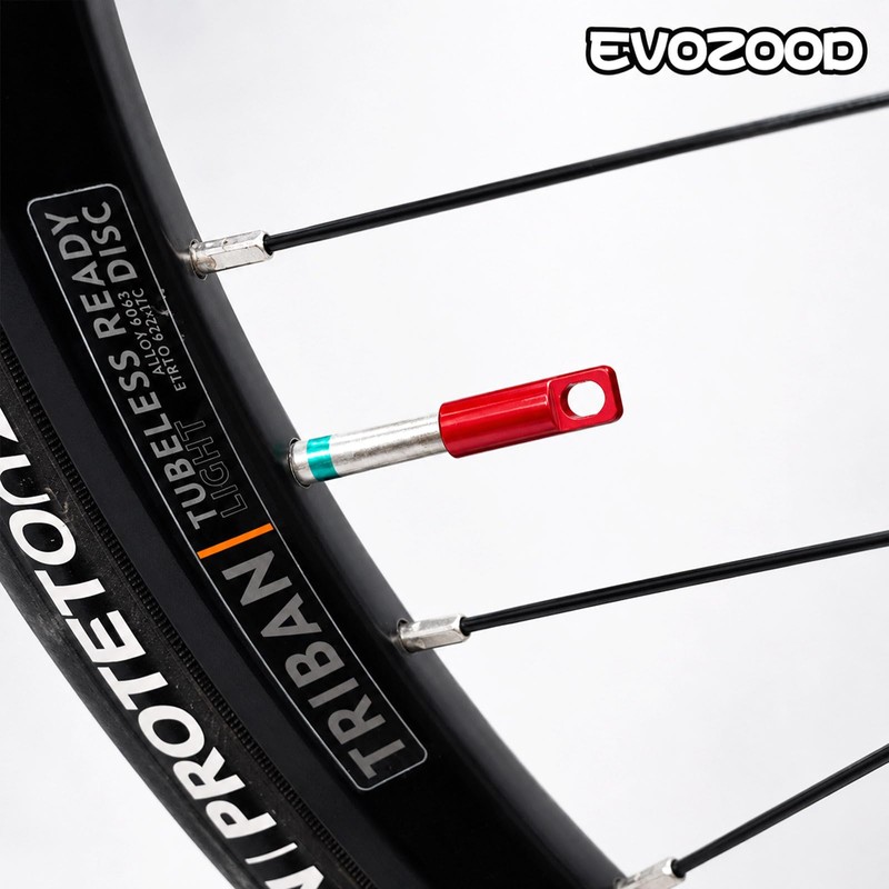 Red Presta Valve caps 2 in 1 Bike tire caps