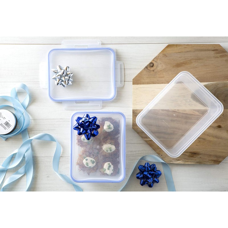 Snapware Total Solution 3-Pack (8.5-Cup) Plastic Food Storage Containers Set,