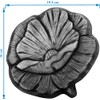 dennycraftmoulds Poppy Plaster Plaque or Garden Stone Mould Casting Craft
