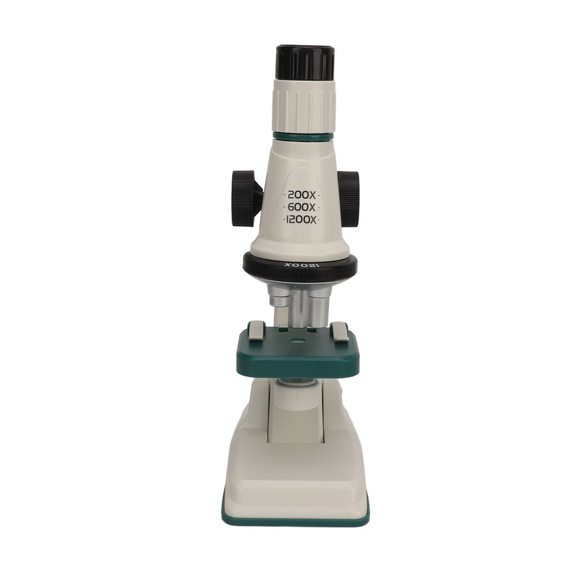 Kids Microscope Science Kit 200 to 1200X Magnification Flexible Angle