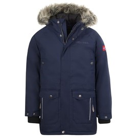 Trollkids Children's Nordkapp Waterproof Windproof Parka, navy, 128