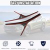 2PCS Front Grille Insert Trim Compatible With 2024 2023 Chevy