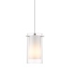 AKEZON 1-Light Pendant Light, Indoor Glass Hanging Light Fixture, Adjustable