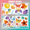 Spring Window Clings for Glass Windows, 86 Pcs Flowers Butterfly