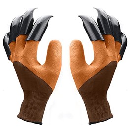 Famoy Claw Gardening Gloves, Famoy Garden Claw Glove for Women Gift (Brown 1 Pair)