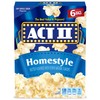 ACT II Homestyle Microwave Popcorn, 2.75 oz 6 ct